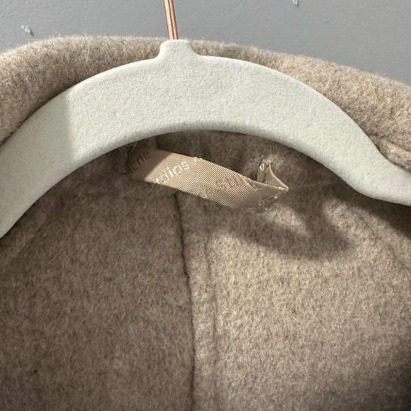 Acne Studios Beige Double-Breasted Wool Coat - Picture 5 of 5